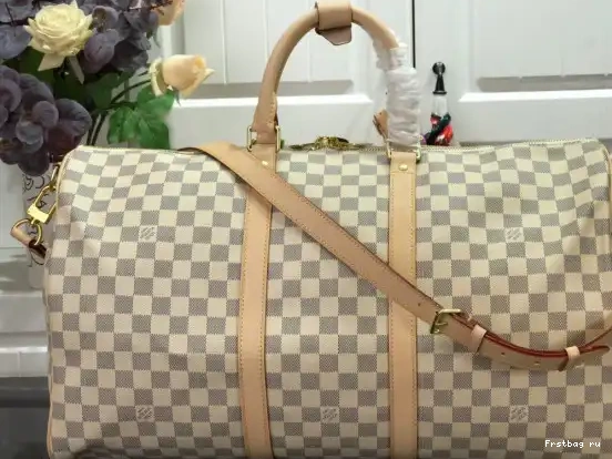 Frstbag ru BANDOULIÈRE VUITTON 50 KEEPALL LOUIS 0529